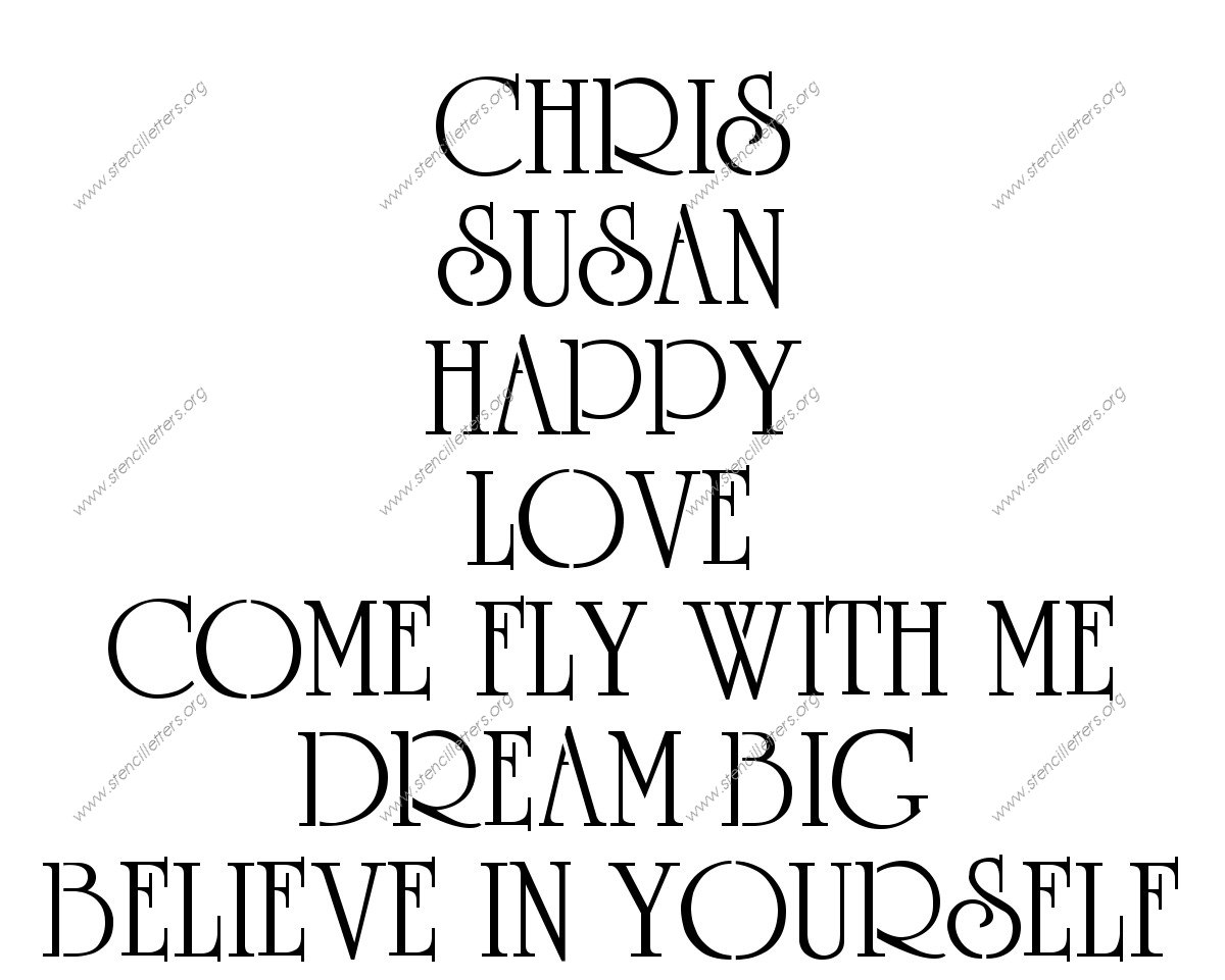 Grandiose Elegant Names, Words, Phrases samples