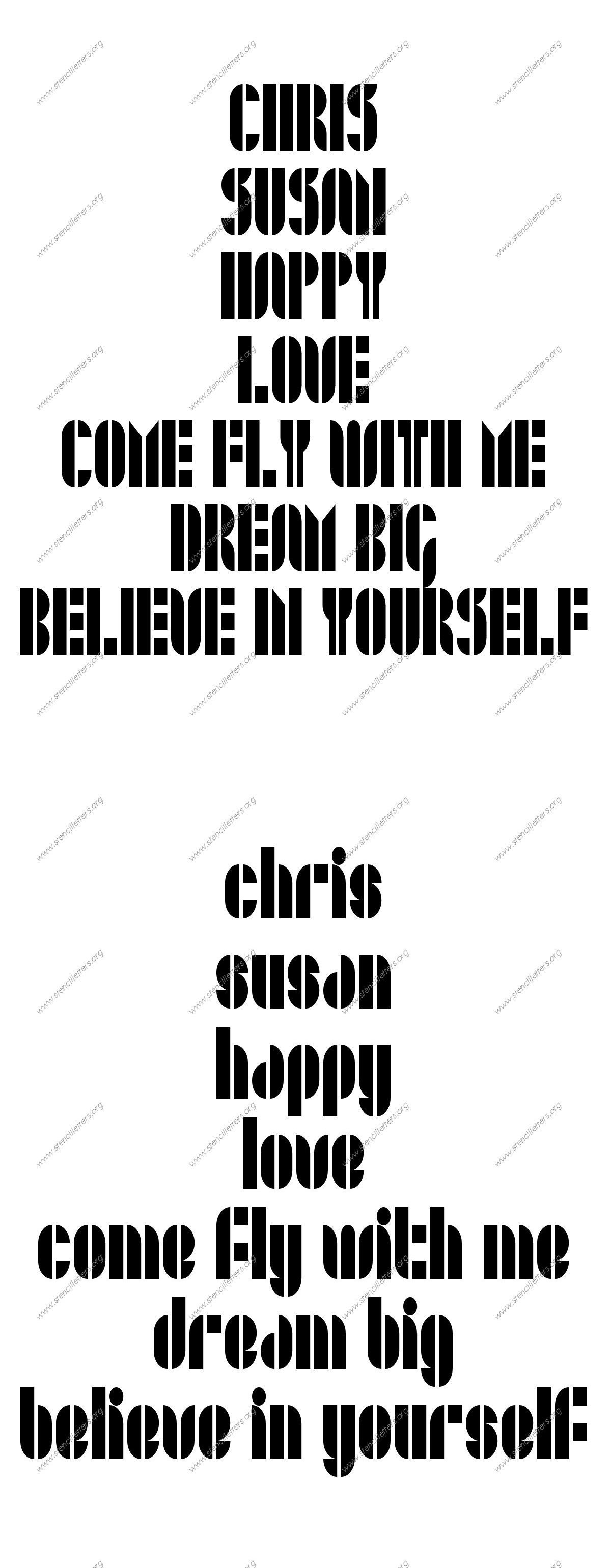 Jazzy Modern Names, Words, Phrases samples