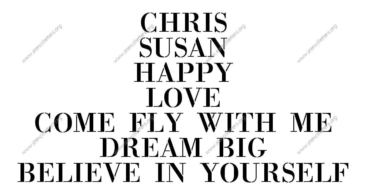 1700s Decorative Names, Words, Phrases samples