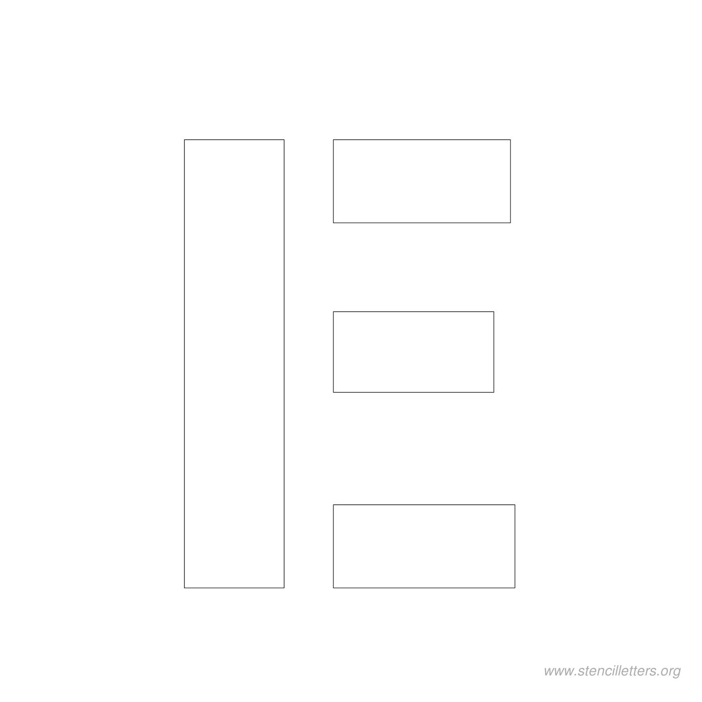 3 inch stencil letter e 3 inch stencil letter e