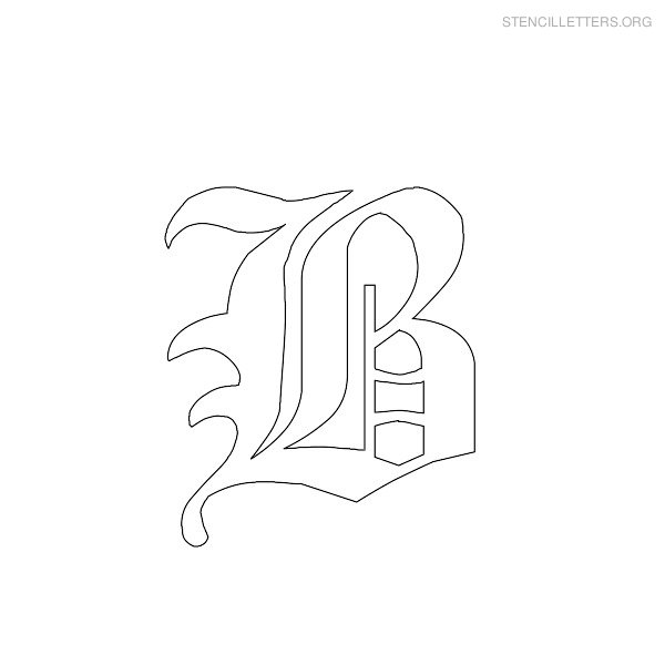 Stencil Letter Gothic B Stencil Letter Gothic B