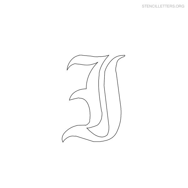 Stencil Letter Gothic I Stencil Letter Gothic I