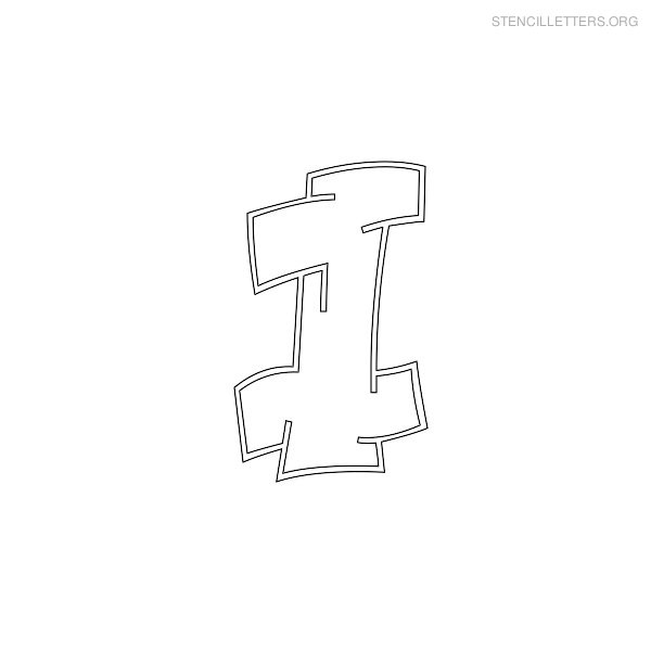 Stencil Letter Graffiti I Stencil Letter Graffiti I