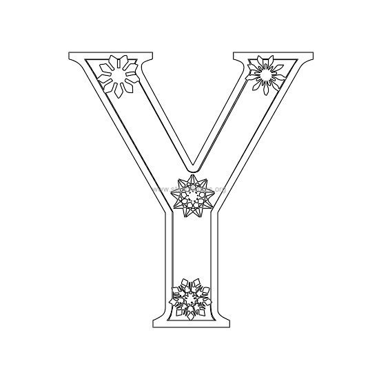 christmas stencil letter y christmas stencil letter y