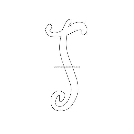 uppercase scrapbooking stencil letter j uppercase scrapbooking stencil letter j