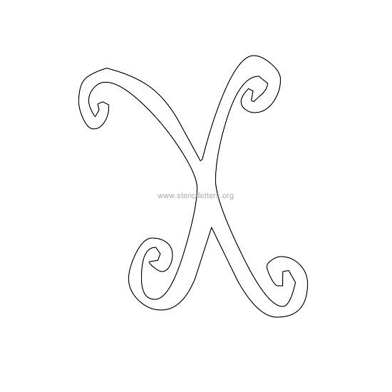 uppercase scrapbooking stencil letter x uppercase scrapbooking stencil letter x